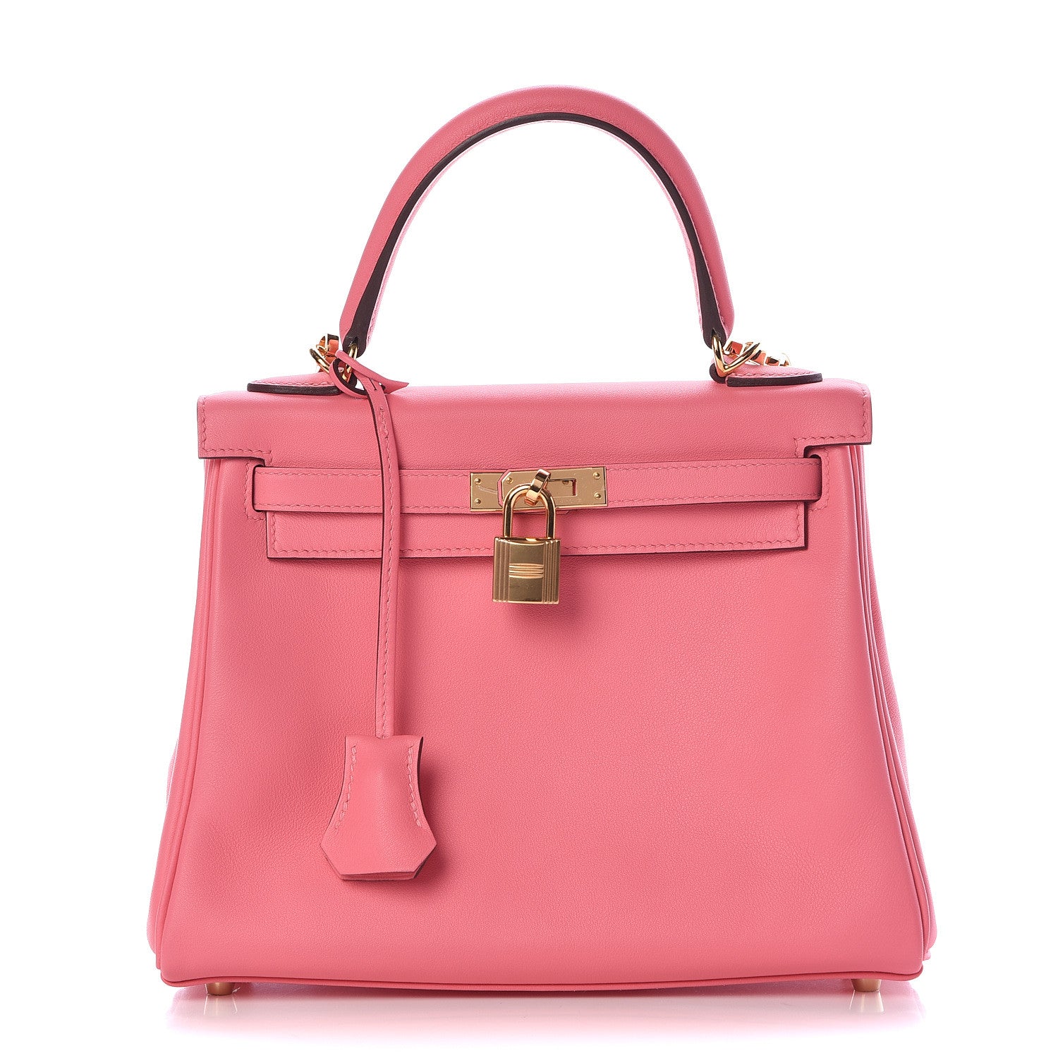Hermes Swift Kelly Retourne 25 Rose Azalee 1 of 42