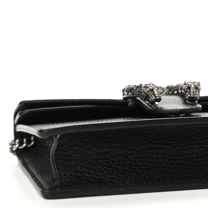Gucci Calfskin Super Mini Dionysus Shoulder Bag Black 7 of 8