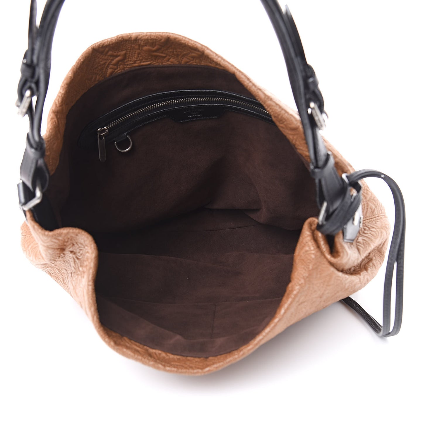 Lambskin Antheia Hobo PM Caramel