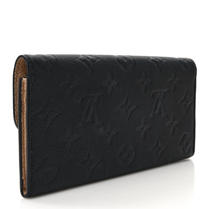 Louis Vuitton Empreinte Emilie Wallet Black Dune 3 of 10