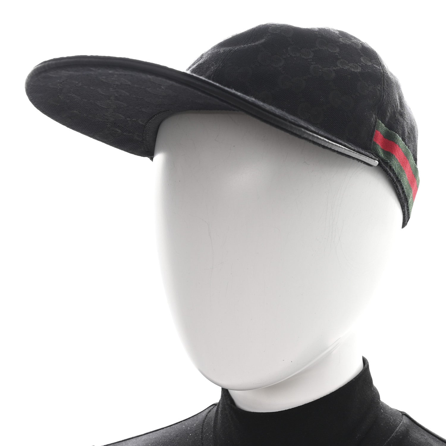 Gucci Monogram Web Baseball Hat L Black 2 of 10