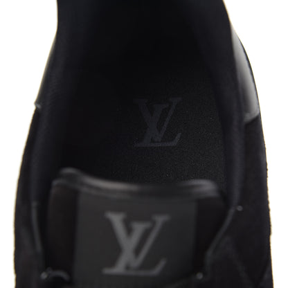 Louis Vuitton Suede Mens LV Trainer Sneakers 9.5 Black 7 of 8
