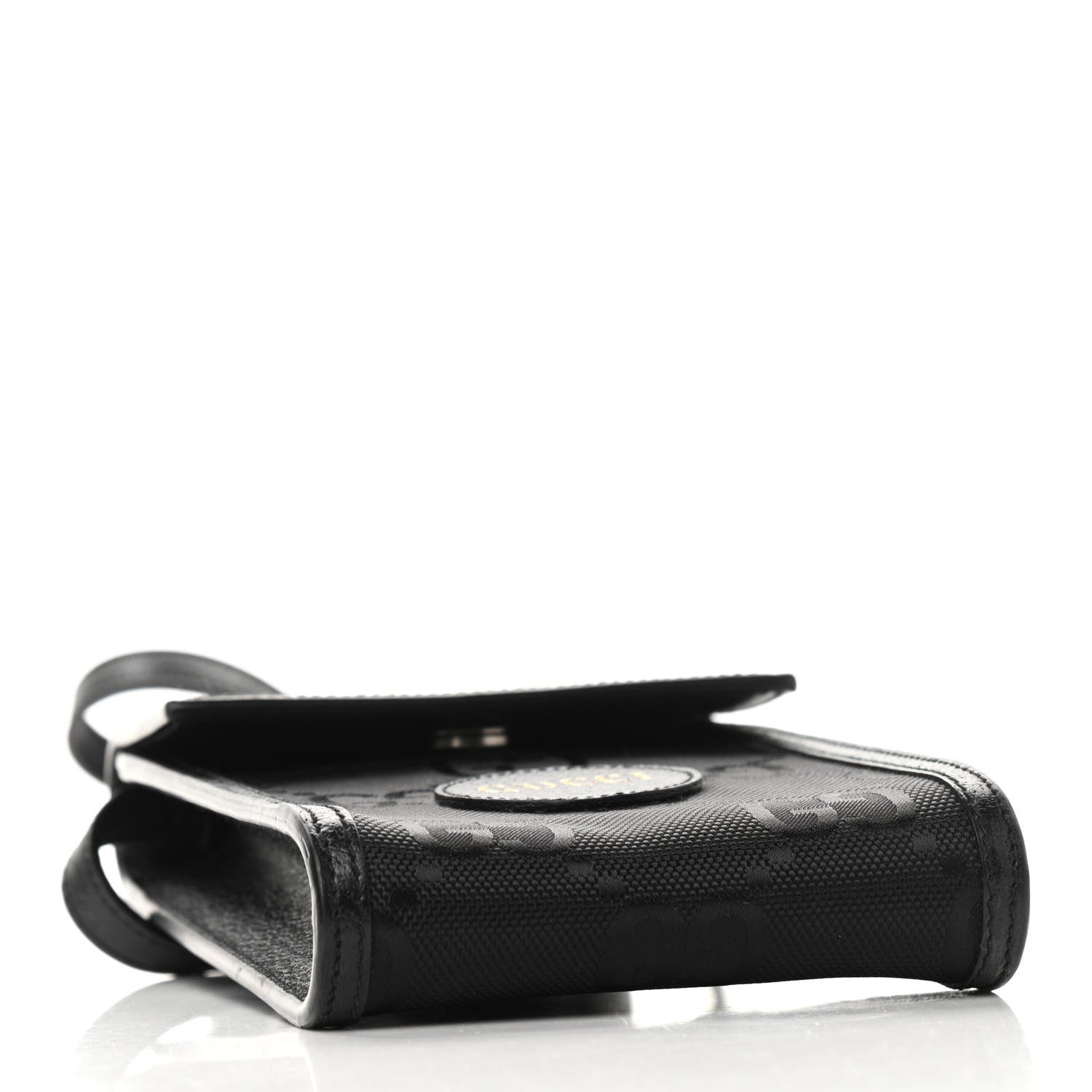 Gucci Econyl Nylon Monogram Off The Grid Crossbody Bag Black 4 of 10