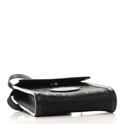 Gucci Econyl Nylon Monogram Off The Grid Crossbody Bag Black 4 of 10