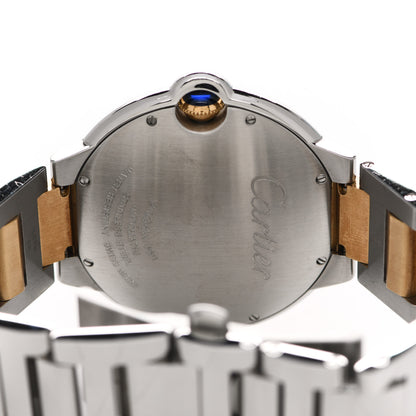 Cartier Stainless Steel 18K Yellow Gold 42mm Ballon Bleu De Cartier Automatic Watch 4 of 5