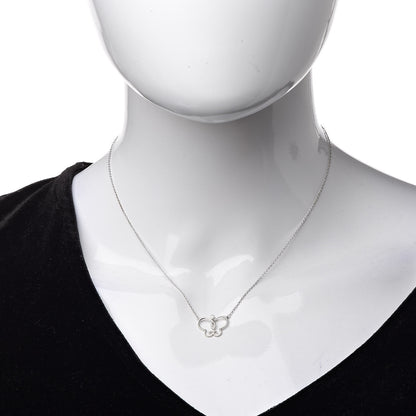 Tiffany 18K White Gold Diamond Paloma Picasso Butterfly Pendant Necklace 2 of 4