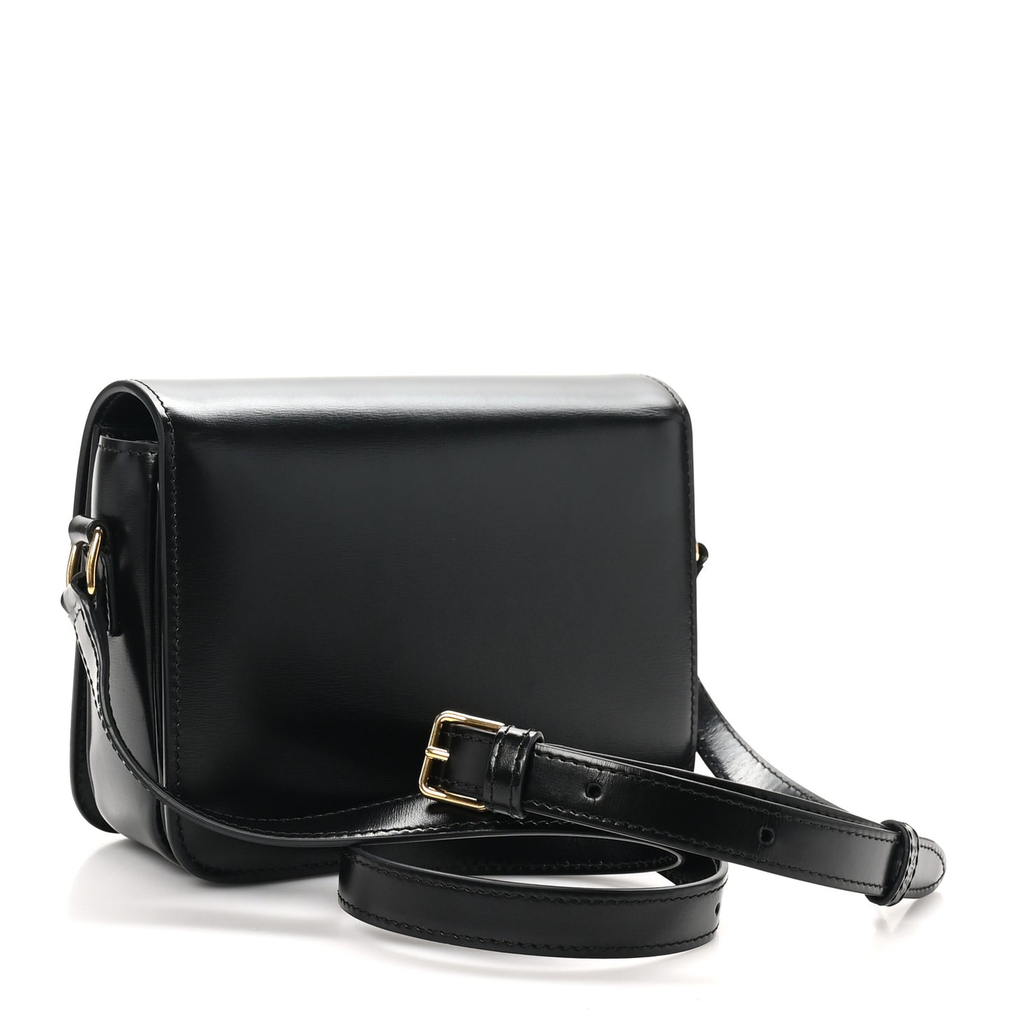 Shiny Calfskin Teen Triomphe Black