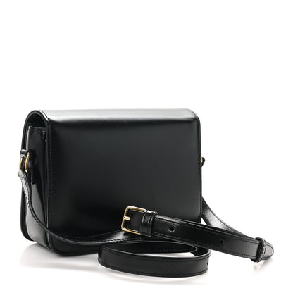 Celine Shiny Calfskin Teen Triomphe Black 3 of 10