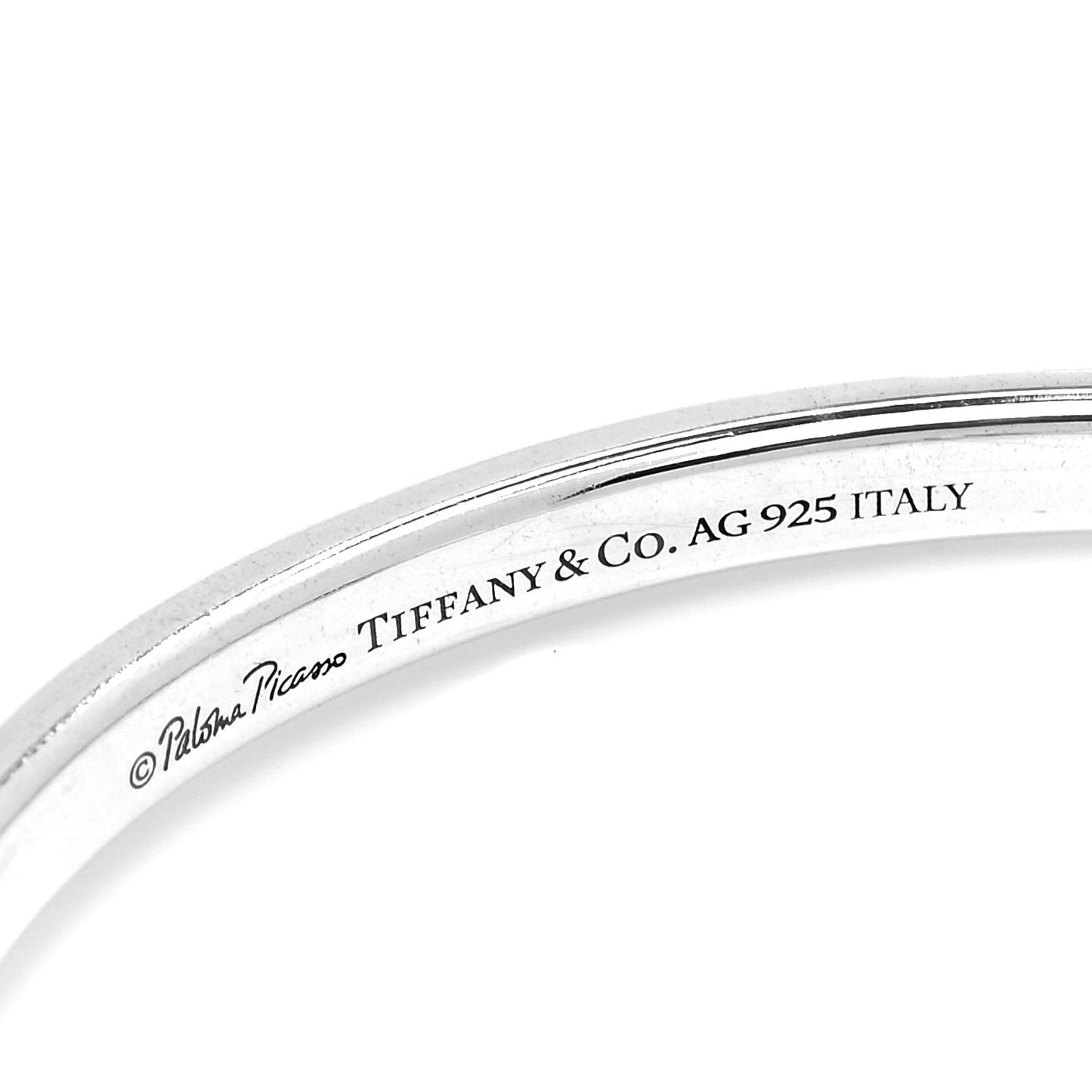 Sterling Silver Paloma Picasso Knot Hinged Bangle Bracelet