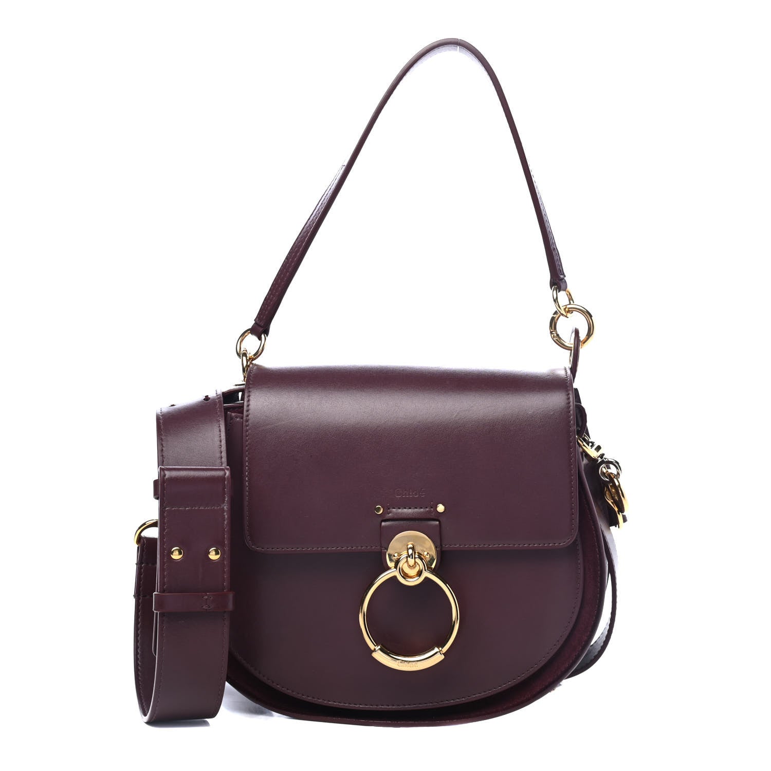 Chloe Calfskin Large Tess Bag Raisin 1 of 4