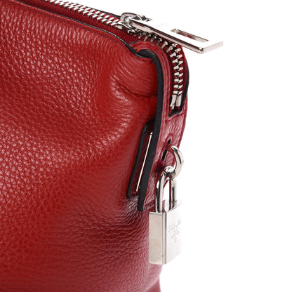 Prada Vitello Daino Shopping Tote Rosso 17 of 19
