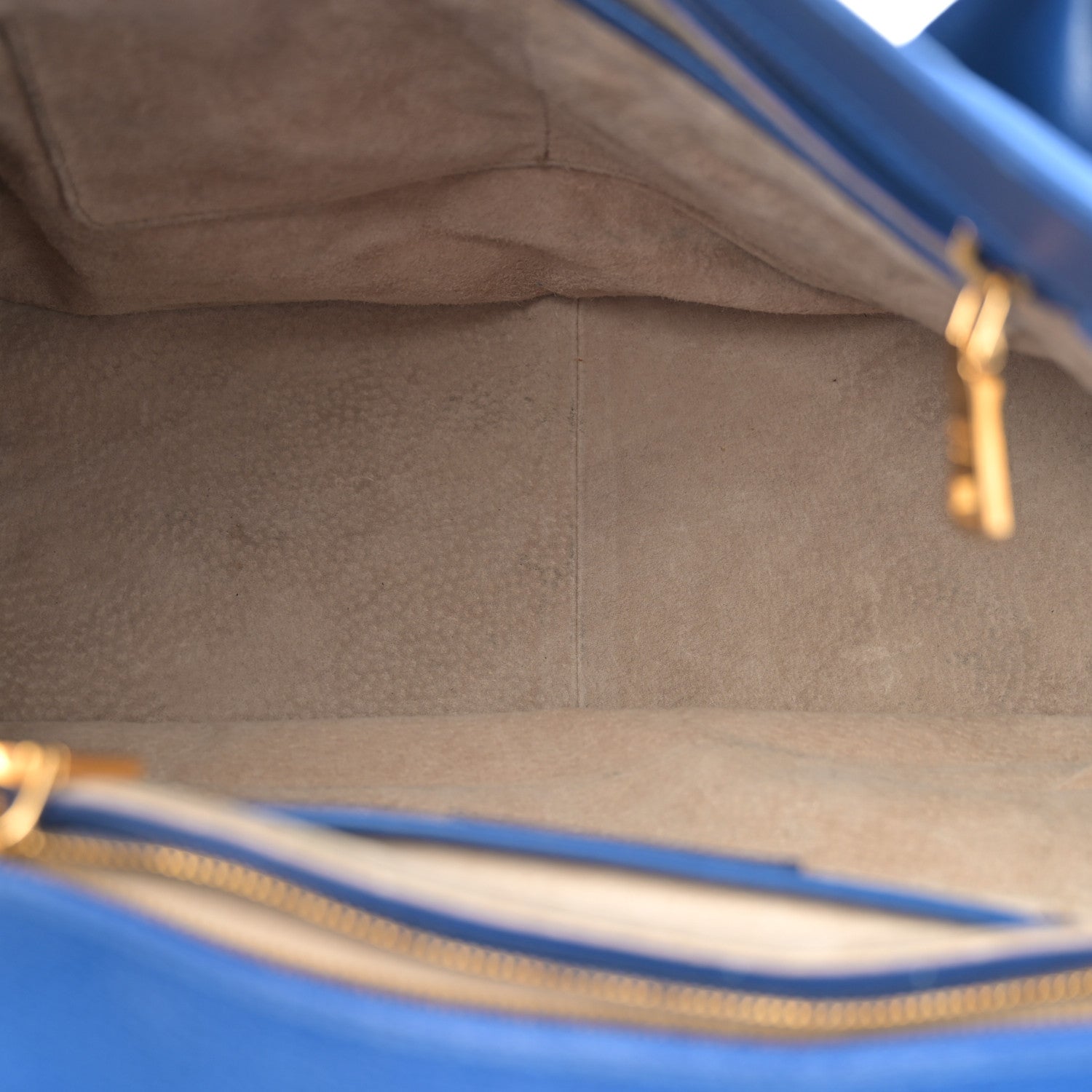 Prada Canapa Cinghiale Flap Tote Royal 5 of 13