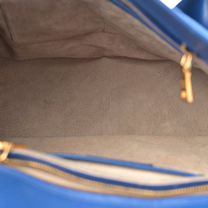 Prada Canapa Cinghiale Flap Tote Royal 5 of 13