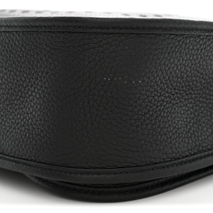 Hermes Taurillon Clemence Evelyne III GM Black 10 of 10