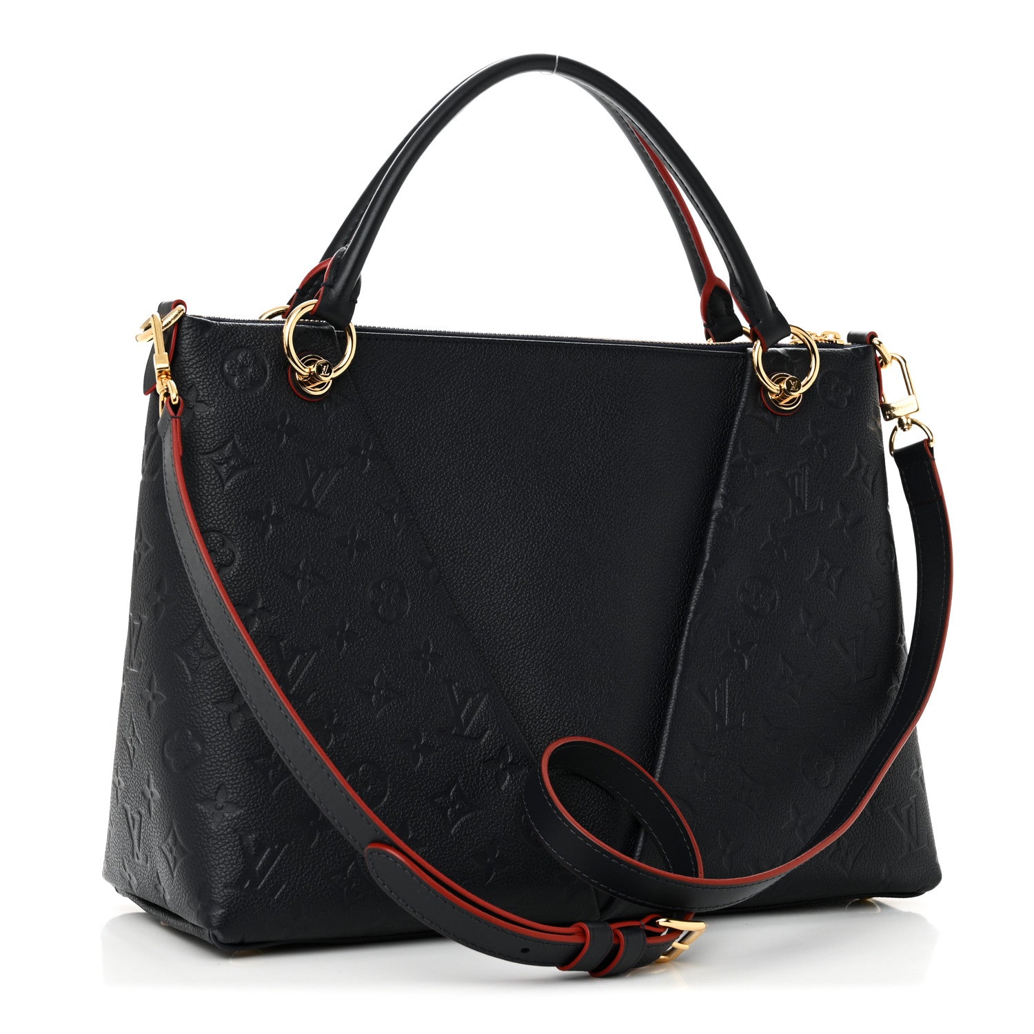 Louis Vuitton Empreinte V Tote MM Marine Rouge 3 of 9
