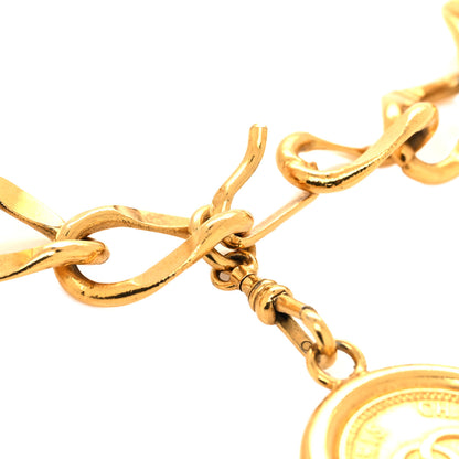 Chanel Chain CC Medallion Belt Gold 3 of 4