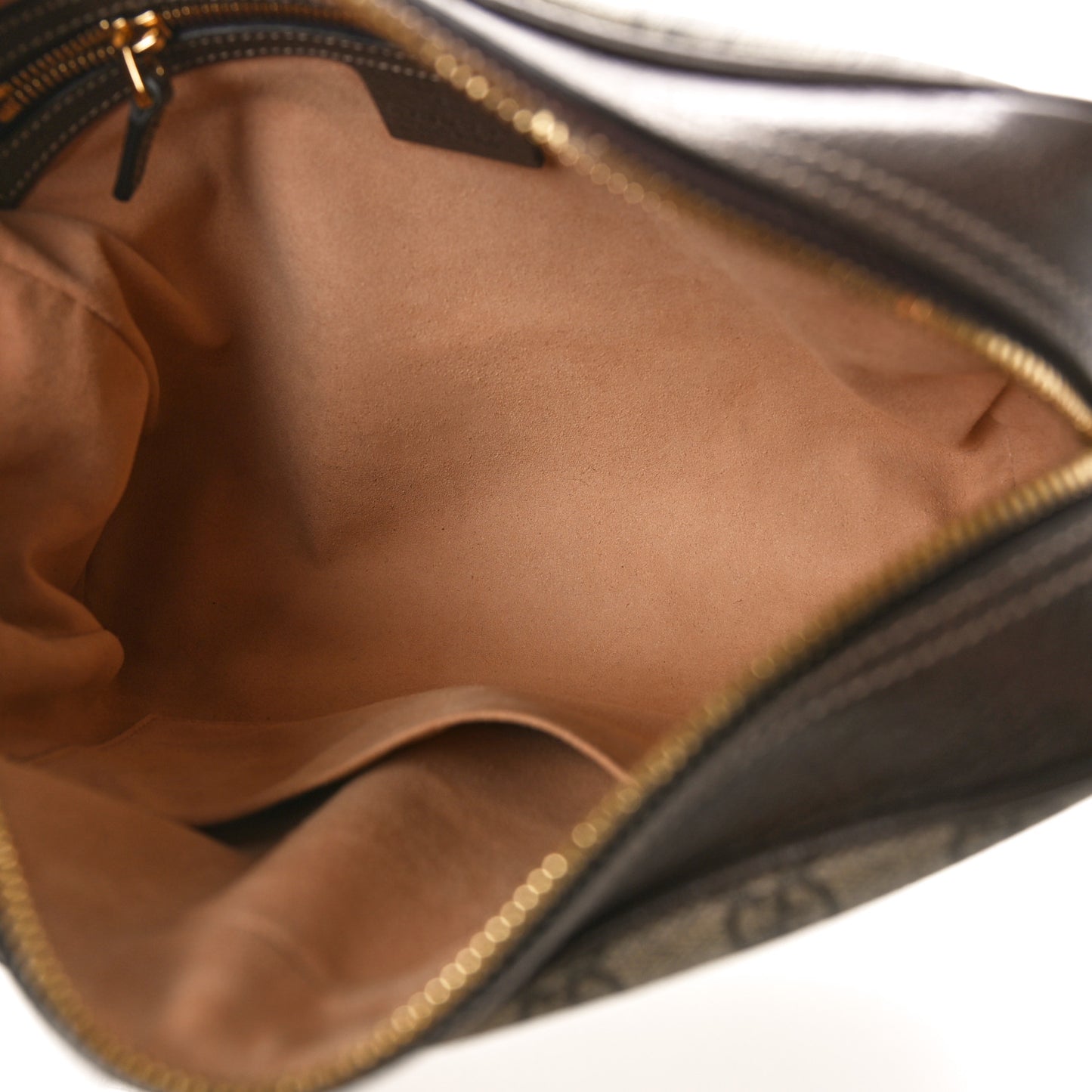 GG Supreme Monogram Web Small Ophidia Shoulder Bag Brown