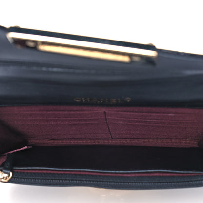 Chanel Patent Quilted Golden Class Wallet on Chain WOC Black 4 of 11
