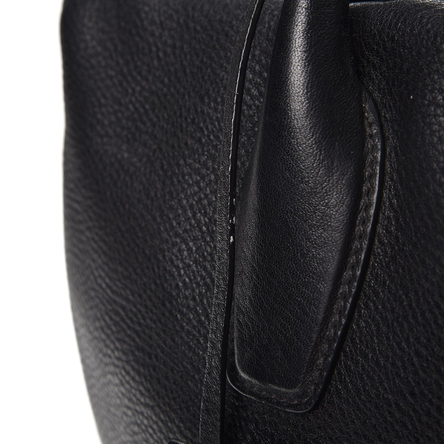 Vitello Daino Shoulder Bag Nero Black