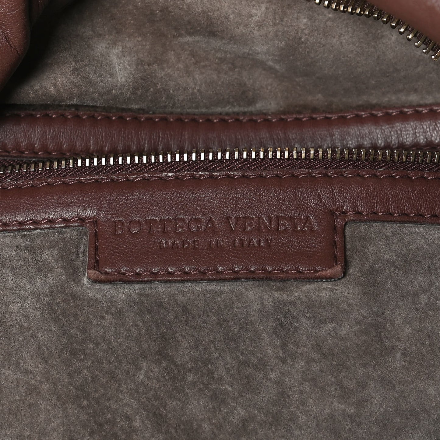 Nappa Intrecciato Medium Veneta Hobo Truffle