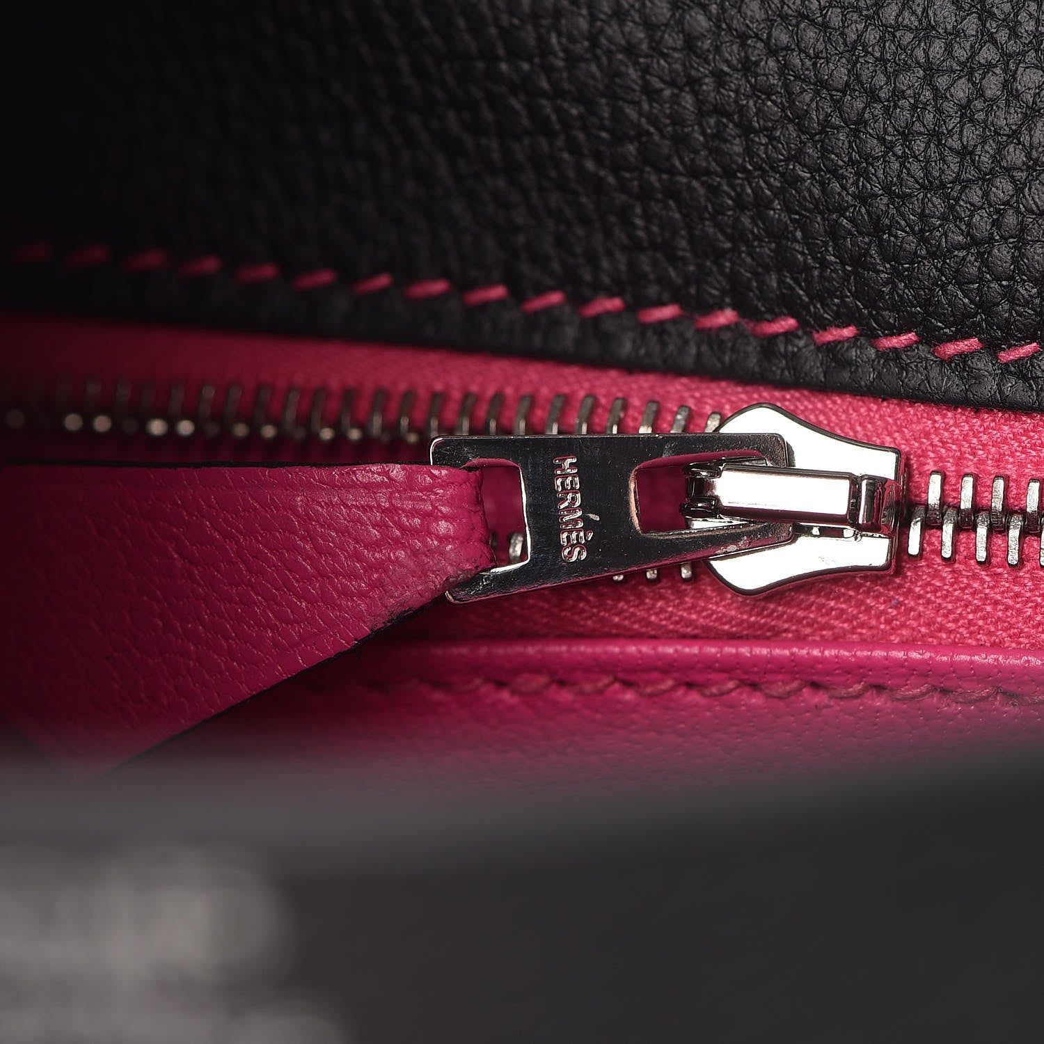 Hermes Togo Horseshoe Kelly Retourne 25 Black Magnolia 17 of 41