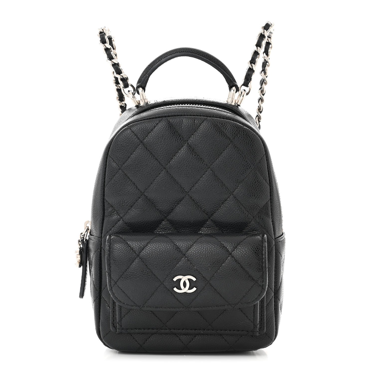 Chanel Caviar Quilted CC Mini Classic Backpack Black 1 of 11
