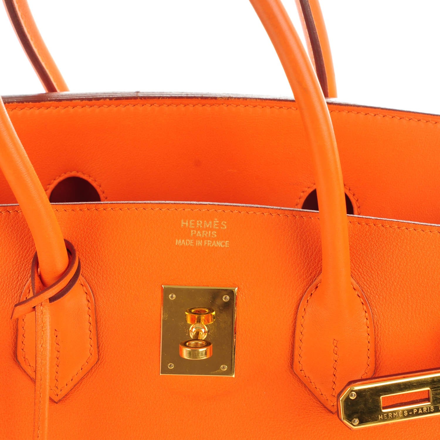 Hermes Swift Birkin 35 Orange 14 of 28