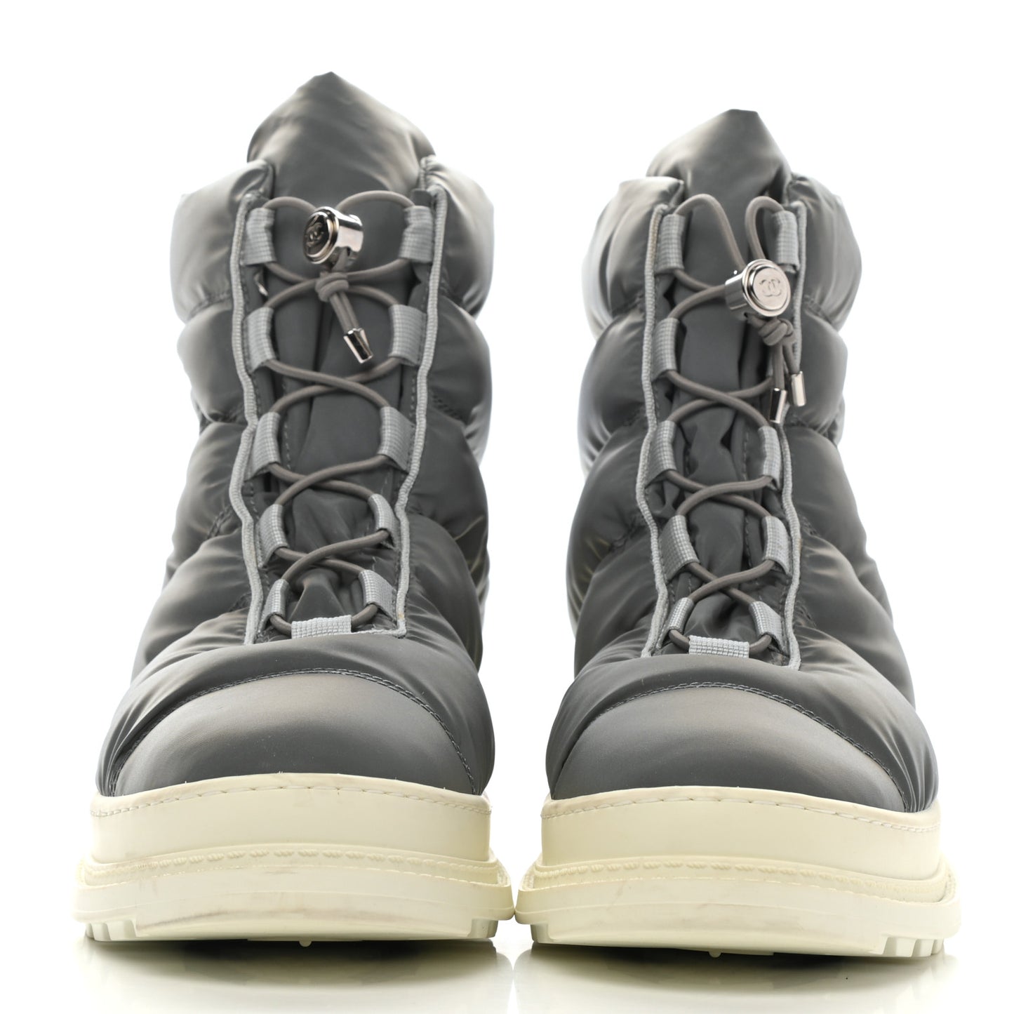 Nylon CC Short Boots 40 Blue White