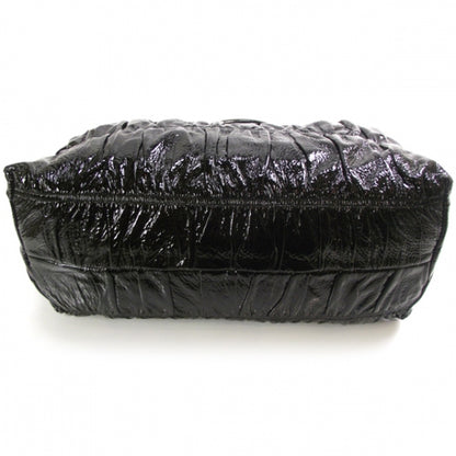 Prada Vernice Gaufre Tote Black 4 of 10