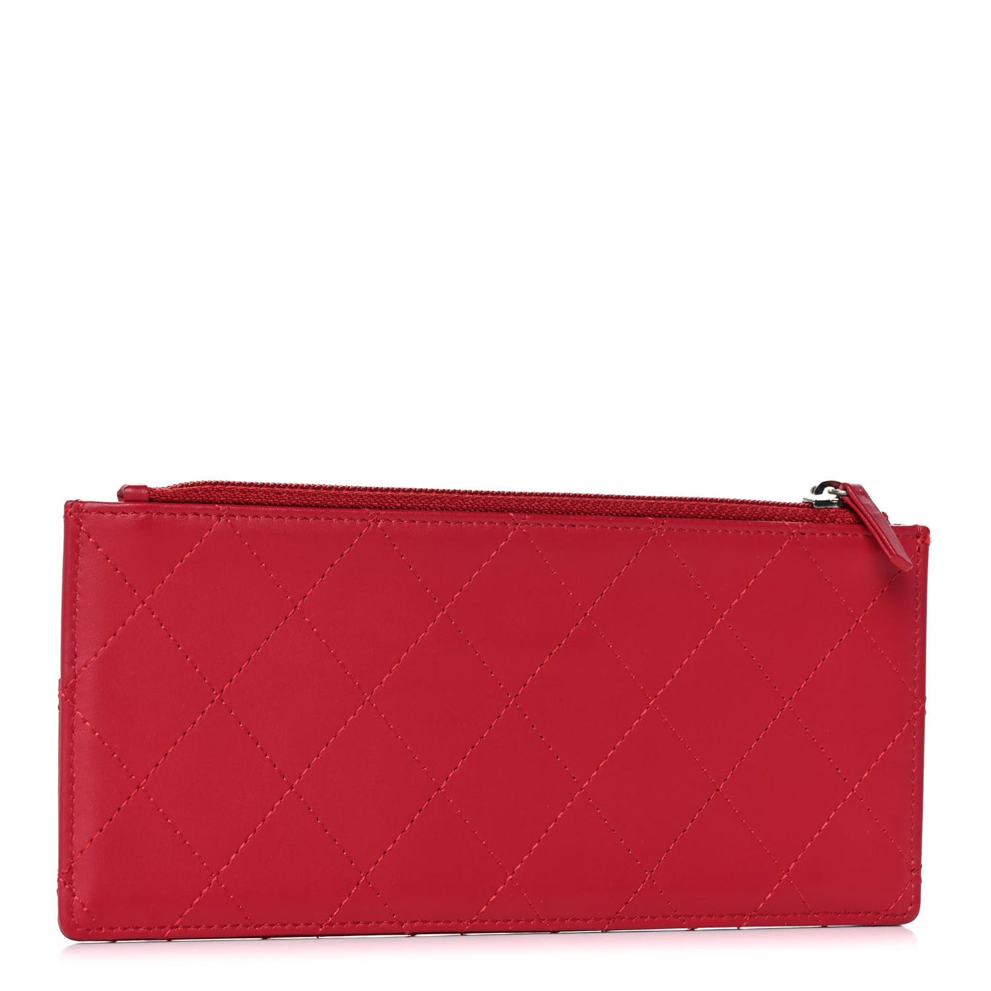Calfskin Stitched Removable Insert Red