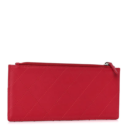 Chanel Calfskin Stitched Removable Insert Red 3 of 8