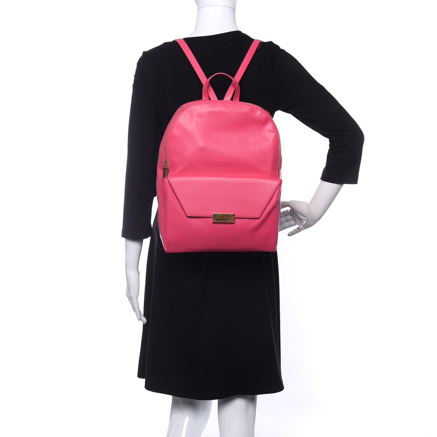 Stella McCartney Eco Alter Nappa Beckett Backpack Pink 2 of 9