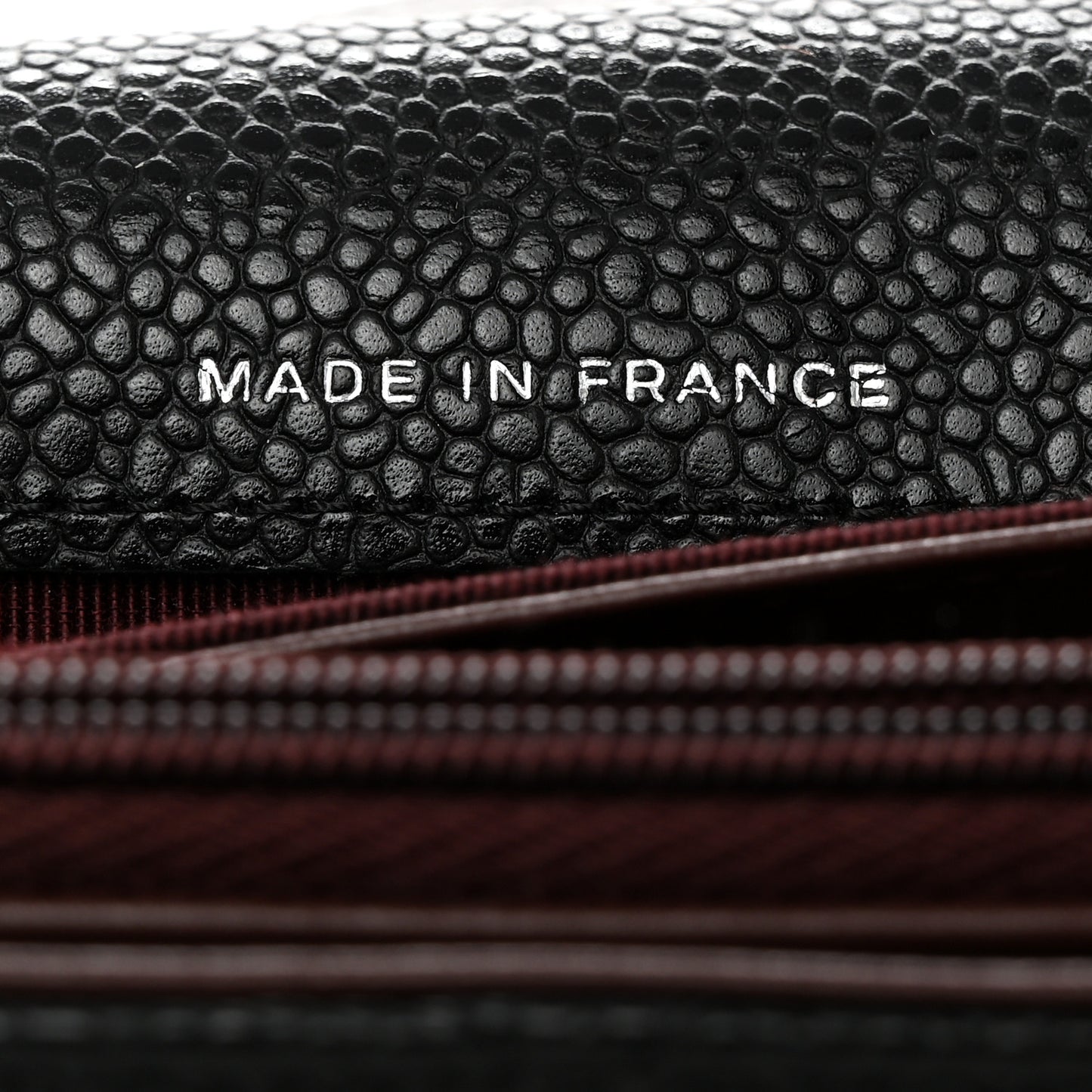 Caviar Quilted Large Gusset Flap Wallet Black