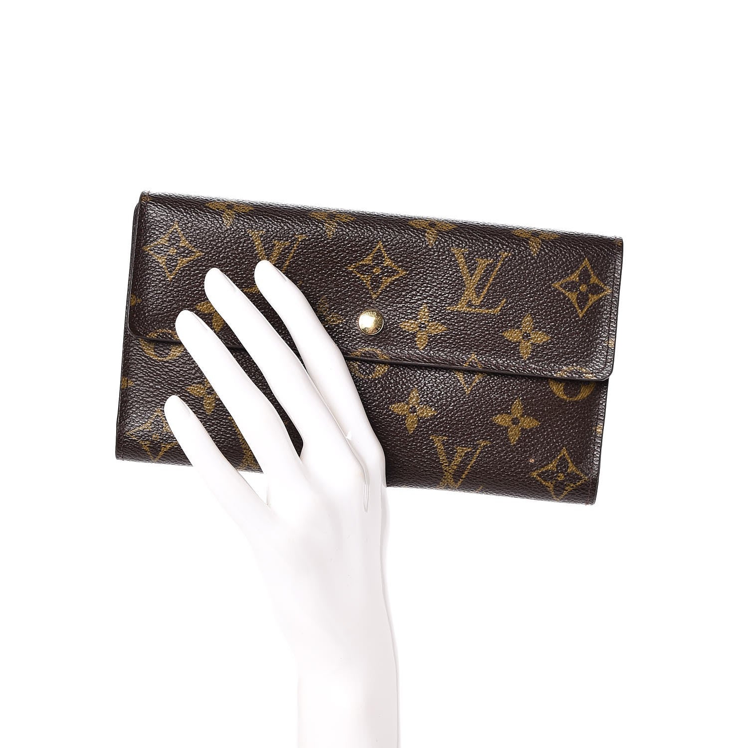 Louis Vuitton Monogram Porte Tresor International Wallet 2 of 9