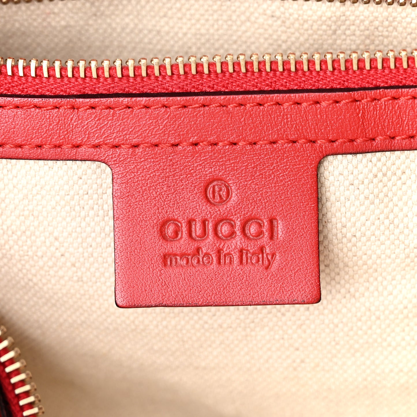 Monogram Vintage Web Medium Boston Red