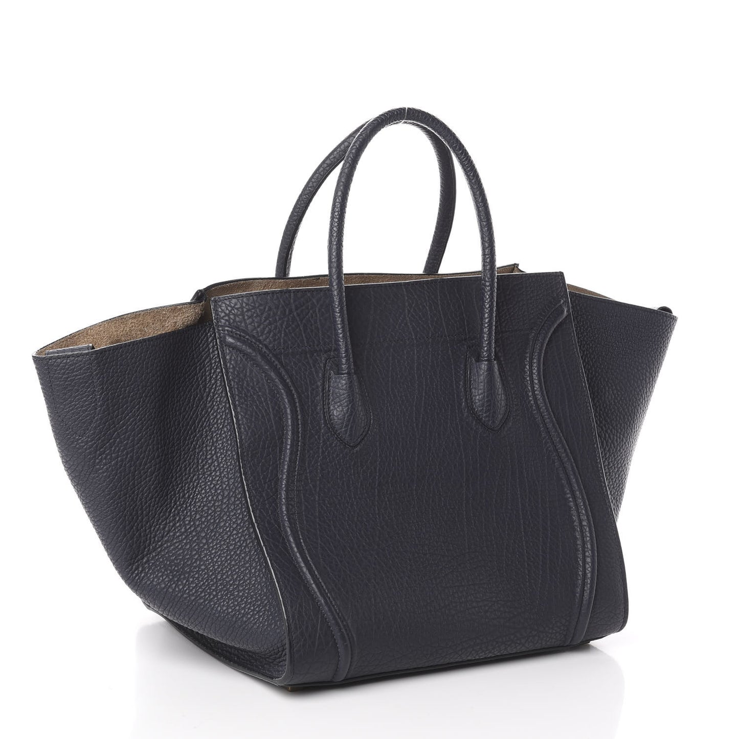 Bullhide Calfskin Medium Phantom Luggage Navy Blue