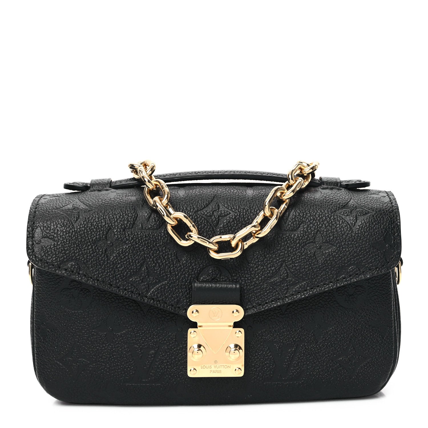Louis Vuitton Empreinte Pochette Metis East West Black 1 of 9