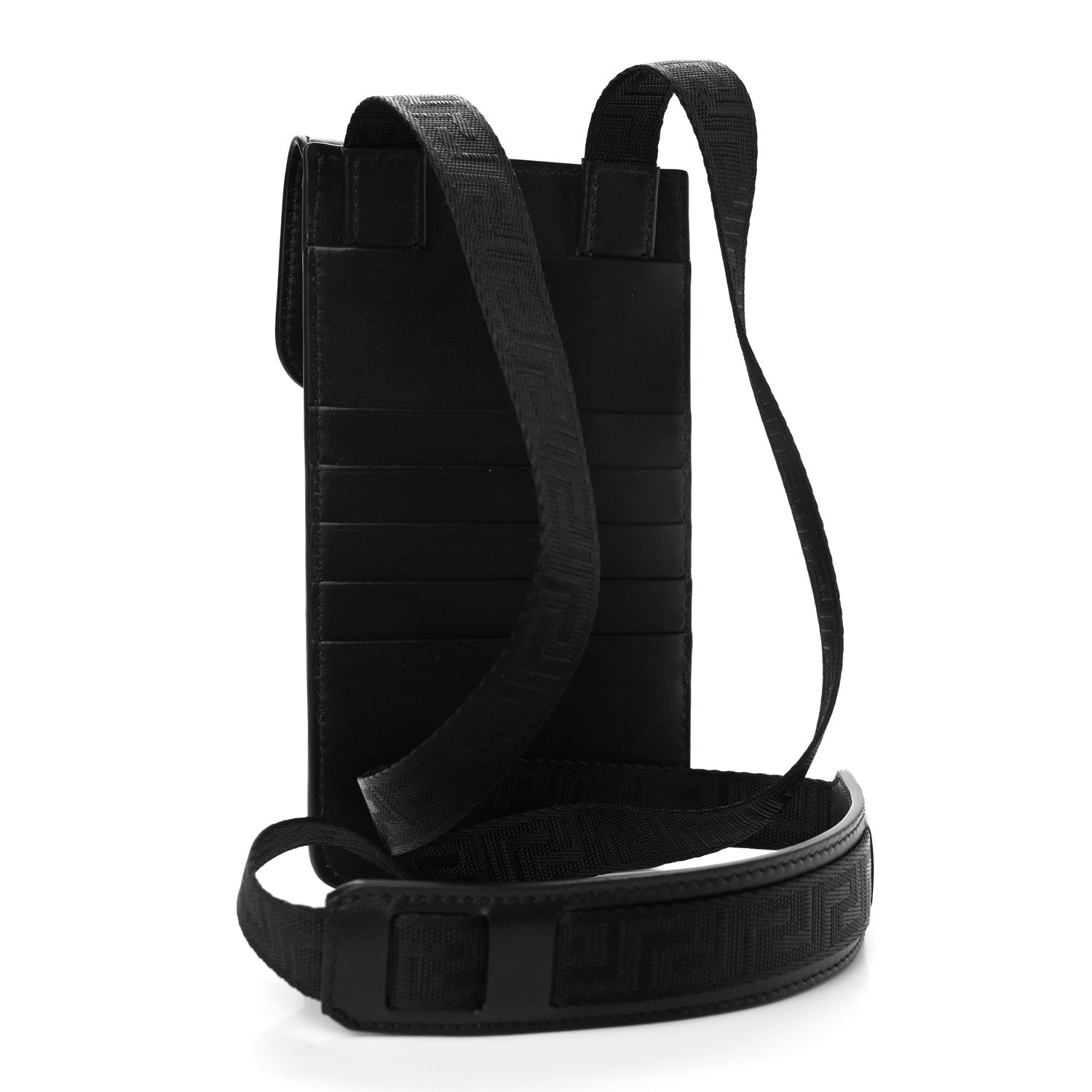 Versace Vitello Medusa Neck Pouch Black 3 of 10