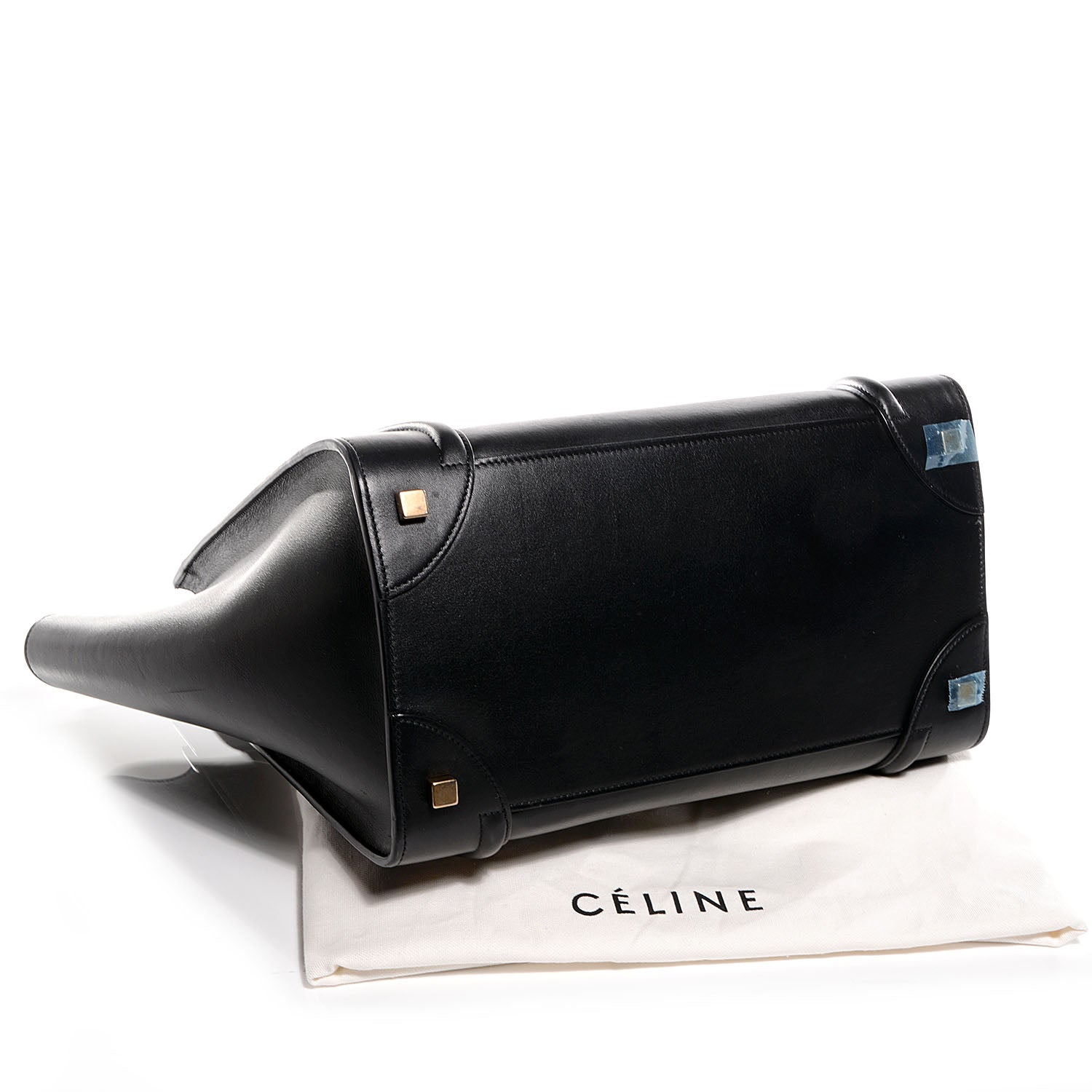Celine Palmelato Leather Mini Luggage Black 4 of 10