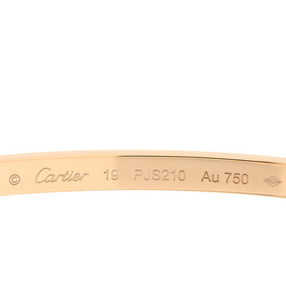 Cartier 18K Yellow Gold Small LOVE Bracelet 19 3 of 4