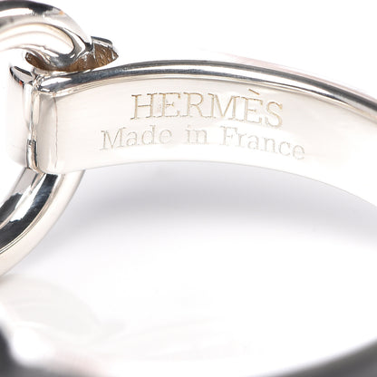 Hermes Sterling Silver PM Galop Ring 53 6.25 8 of 9