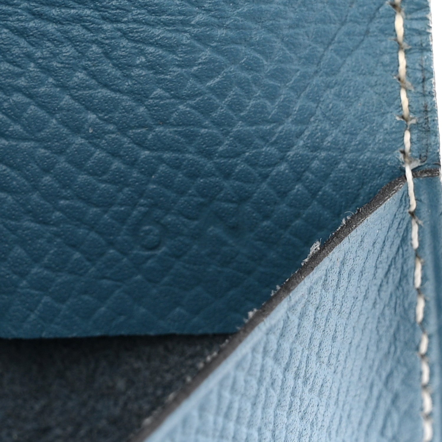 Hermes Epsom Post It Notepad Holder Blue Jean 8 of 9