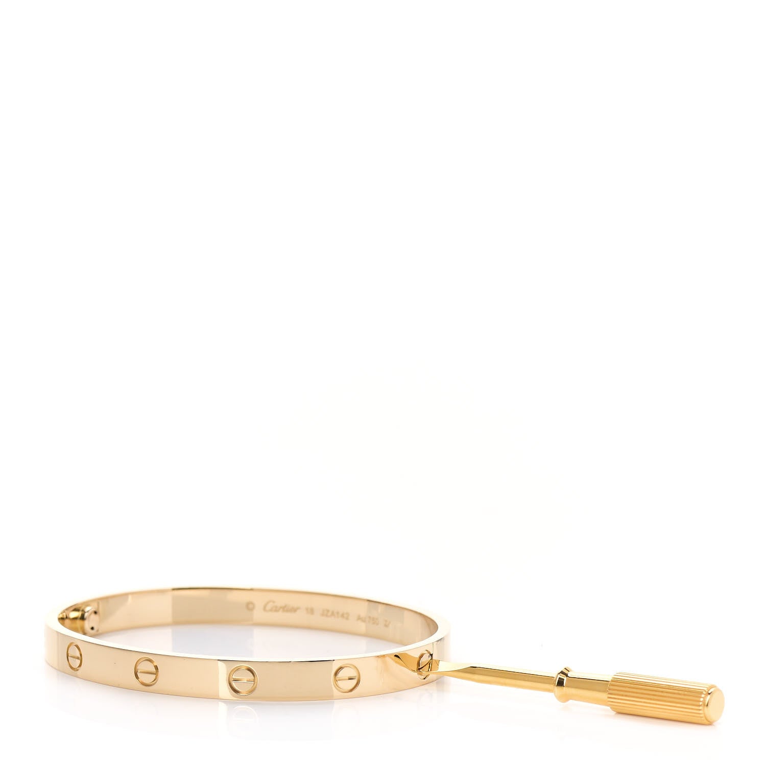 Cartier 18K Yellow Gold LOVE Bracelet 18 4 of 7