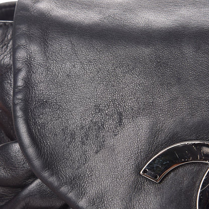 Chanel Lambskin Pleated CC Shoulder Bag Black 8 of 12