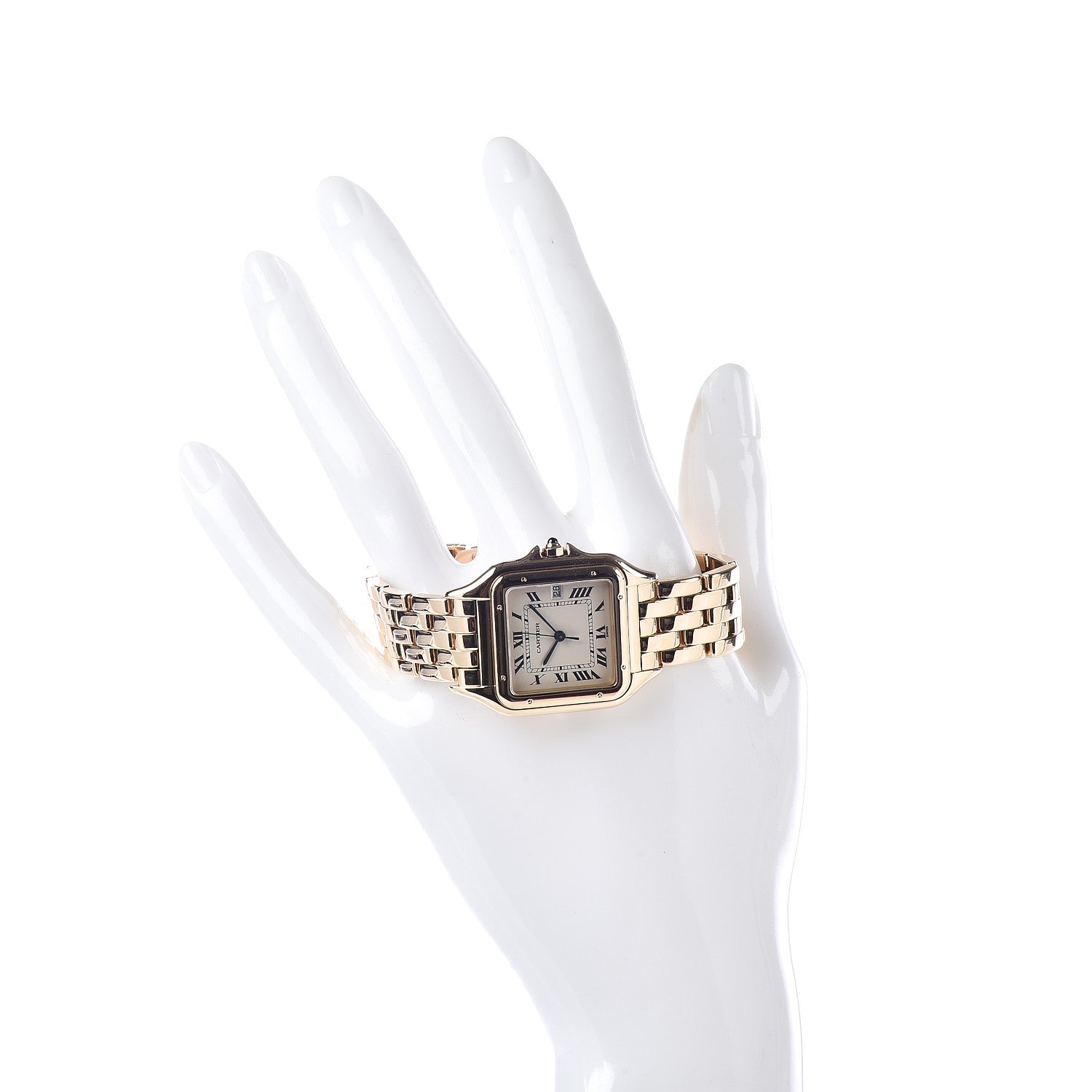 Cartier 18K Yellow Gold 27mm Panthere Quartz Watch 2 of 6