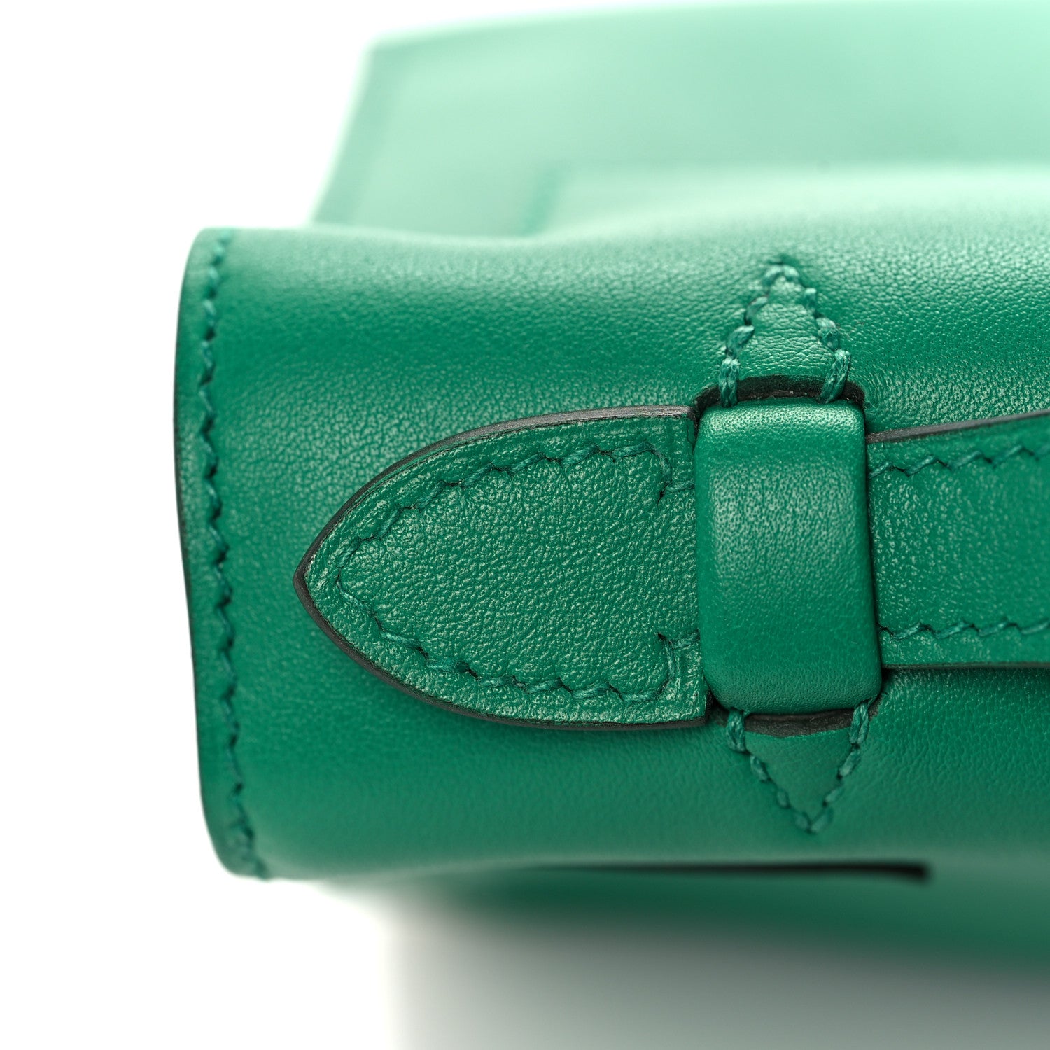 Hermes Swift Kelly Pochette Clutch Vert Vertigo 12 of 28