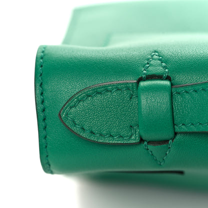 Hermes Swift Kelly Pochette Clutch Vert Vertigo 12 of 28