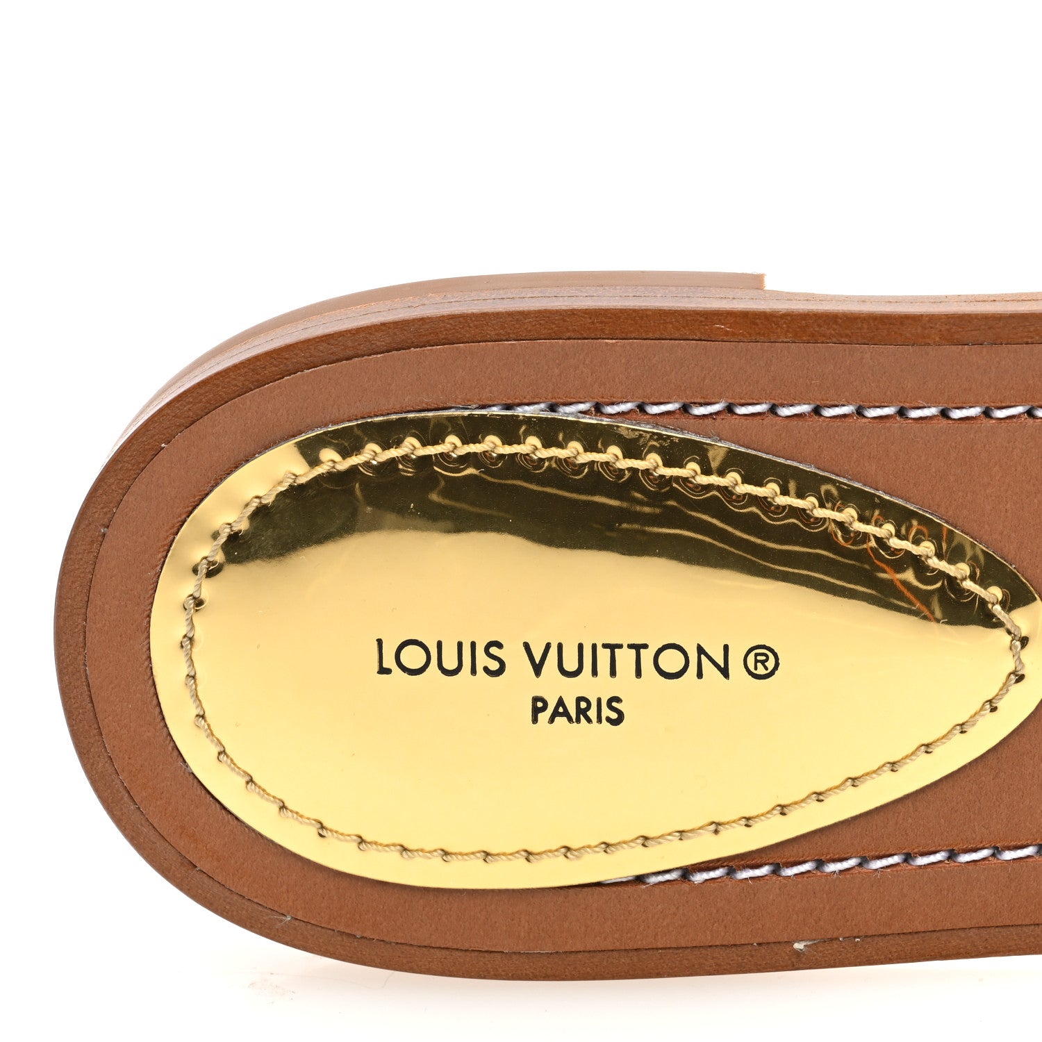 Louis Vuitton Monogram Studded Lock It Flat Mules 38 7 of 7