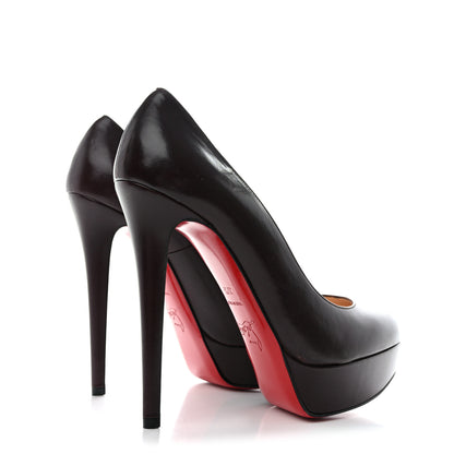 Christian Louboutin Kid Hi Elisa 100 Platform Pumps 37.5 Bordeaux 4 of 11
