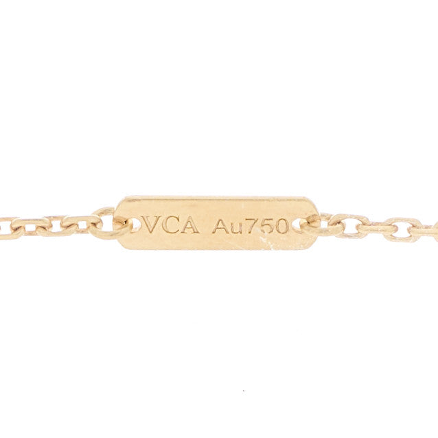 Van Cleef & Arpels 18K Yellow Gold Vintage Alhambra Pendant Necklace 4 of 6